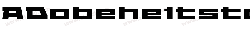 ADobeheitstd regular字体转换